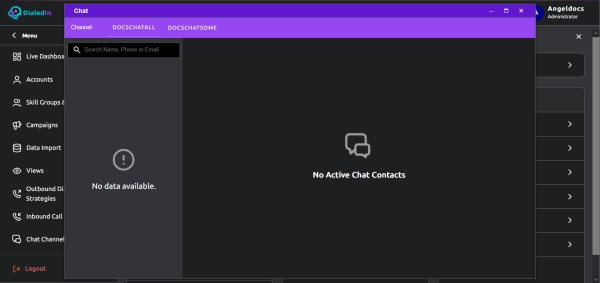 Chatting from Admin