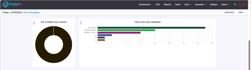 Outbound Dashboard