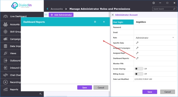 Dashboard Reports