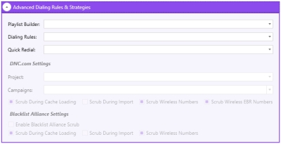 Outbound Settings Advanced