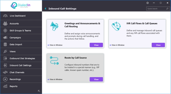 Route by Call Source